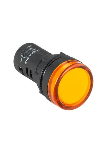 SARI LED SİNYAL LAMBASI - 22MM - 220V AC