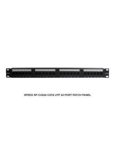 Speed Sp-Cu624 24 Port Cat6 Utp Patch Panel