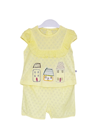 S-Mall Bibaby Summer Days Bebek Takımı - 2 Li - Sarı (491003296) Sarı