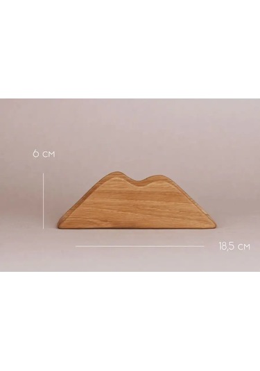 Tateplota Mutfak İçin "dağlar" Ahşap Peçetelik 154569447 Aromatik