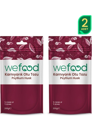 Karnıyarık Otu Psyllium Tozu 200 Gr 2'li
