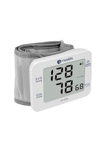 Mesilife AS-55G Tam Otomatik Bilekten Ölçer Türkçe Konuşan Tansiyon Aleti