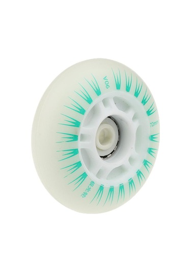 Suntek Paten Tekerlekleri Hokey Sıralı Flash Tekerlek 72mm-yeşil Yeşil