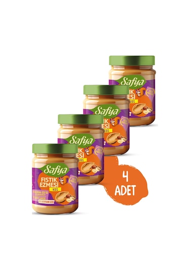 Safya Kids Fıstık Ezmesi 320 Gr X 4 Adet
