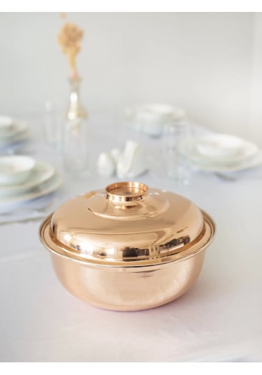 Bakır Tencere Helvane Model 28 CM No4