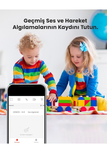 Fonri Akıllı Çocuk Ve Bebek Kamerası Uzaktan Kontrol