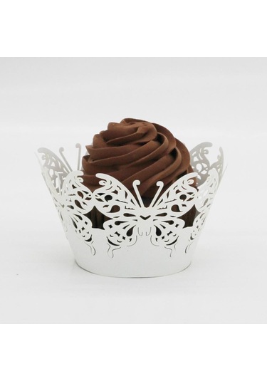 Suntek 50xbutterfly Desen Cupcake Sarmalayıcıları Oymak
