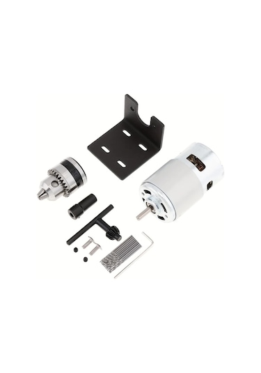Xuweiwei 605g Epathchina 775 Dc Motor 12 24v Mini El Matkabı B10 Matkap Tutucu Montaj Braketi Kablosuz Sert Kablolu Güç Kaynağı Dıy Kesme Parlatma