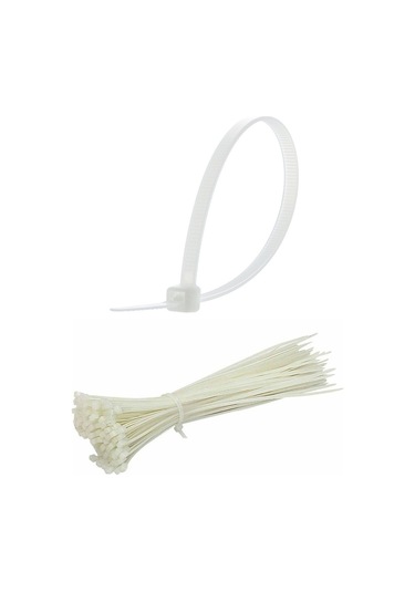 100 Adet Plastik Cırt Kelepçe Kablo Bağı Kablo Düzenleyici- 3.6 X 150 Mm 5256 Çok Renkli