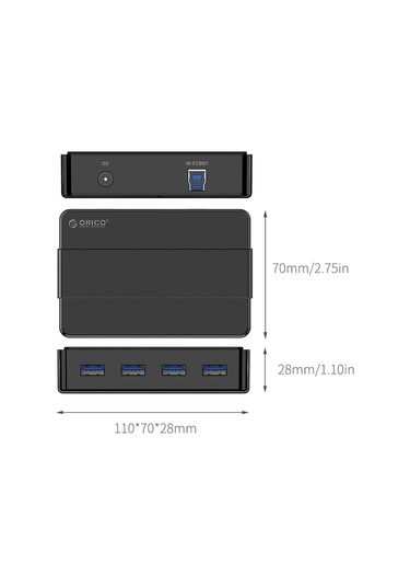 Orico H4928-U3 4 Port USB3.0 Hub