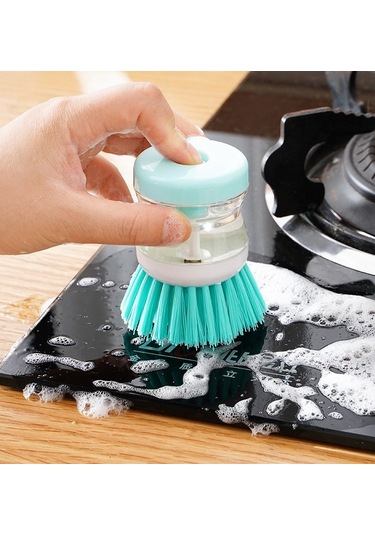 River World Bulaşık İçin Yıkama Fırçası Deterjan Hazneli