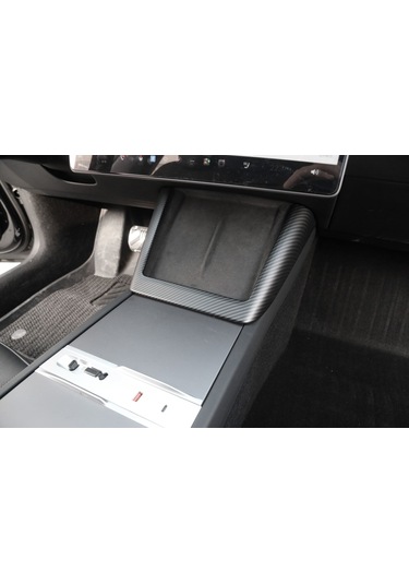 Autogp Tesla Model Y Juniper Orta Vites Kenar Kaplaması Karbon 2025+ Renkli