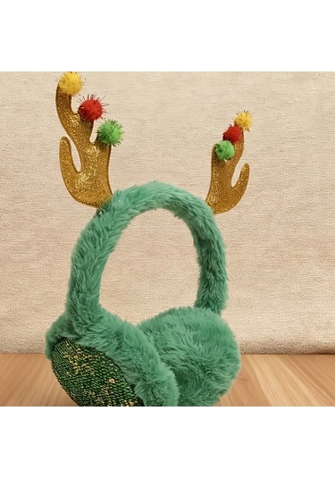 Primepickings Beyaz Renkli Yumuşak Noel Kulaklığı: Sıcak Tutar, Şık Tasarım