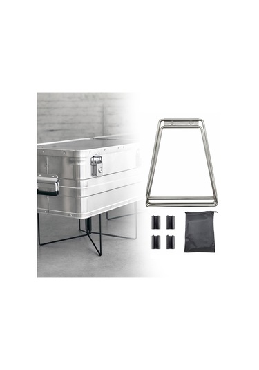 Homyl Katlanabilir Soğutucu Standı Evrensel Su Kabı Gümüş Gümüş
