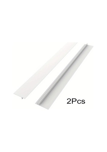 Xuweiwei Isıya Dayanıklı 2 Parça Beyaz Silikon Ocak Aralık Kapağı