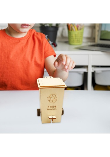 Homyl Flip Çöp Tenekesi Dıy 3d Geri-dönüştürülebilir