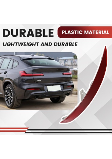 Leasetake Bmw X4 M G02 X4 20dx 20ix 25dx 30dx 30ix Arka Fren Uyarı Lambası İçin Sol Arka Reflektör 63148497423