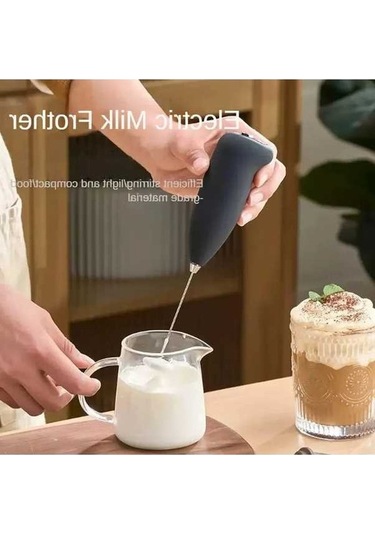 Ulzyvf Yumurta Taşınabilir Süt Siyah Siyah Mutfak Mini Mikseri Köpürtücü Köpürtücü Karıştırıcılar Karıştırıcı Kahve Ev Elektrikli El Çırpma Çırpıcı Cappuccino Aracı Dn Siyah