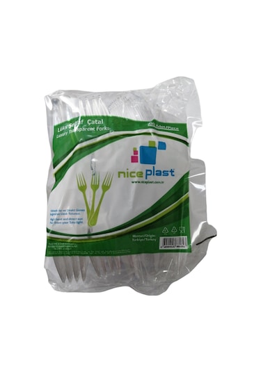 Ema 50 Li Lüks Plastik Çatal