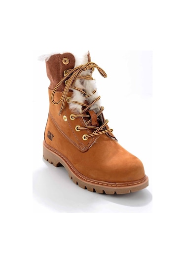 Cat Utah Fur 015z101184 Kadın Bot - Bal Rengi Nubuk-bal Rengi Nubuk Bal