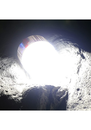 Jfyoda Çok Fonksiyonlu Usb Kamp Fener Taşınabilir Güneş Paneli Beyaz