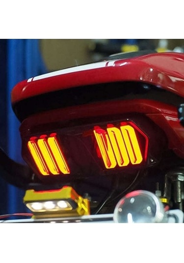 Pazly Honda Msx125 İçin Led Arka Stop Lambası Sinyal Işığı Modifiye Takım