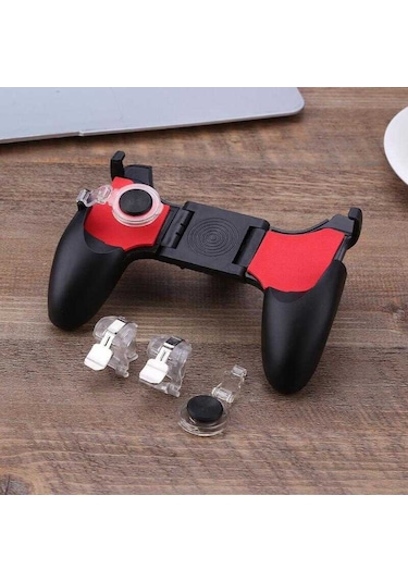 Kilifone - Telefon Oyun Aparatı 5 İn 1 Mobil Game Oyun Aparatı - Siyah - T13345