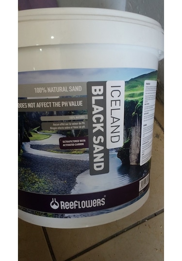 Reeflowers Iceland Black Sand 1 Kg 1-2 Mm ( Hagen Kum )