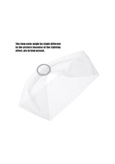 Reedark 10 Adet Esnek Sandalye Kılıfı Kurdele - Düğün, Parti Ve Toplantı Dekorasyonu İçin 7 Renk Seçeneği Diğer