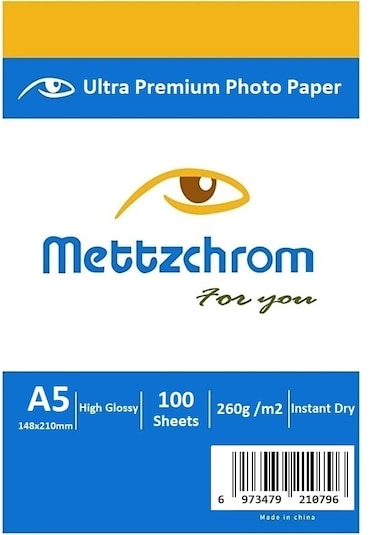 Parlak Fotoğraf Kağıdı Epson Hp Canon Uyumlu 100 Adet 15x21cm