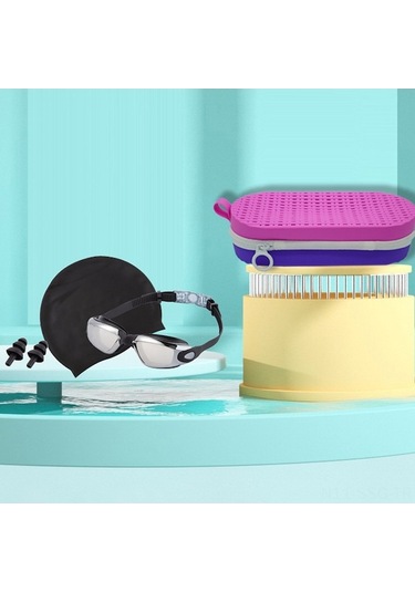 Didadodo Su Geçirmez Silikon Yüzücü Gözlüğü Kılıfı - Hava Delikli, Fermuarlı, Taşınabilir Sarı, Hızlı Kurulumlu Sarı