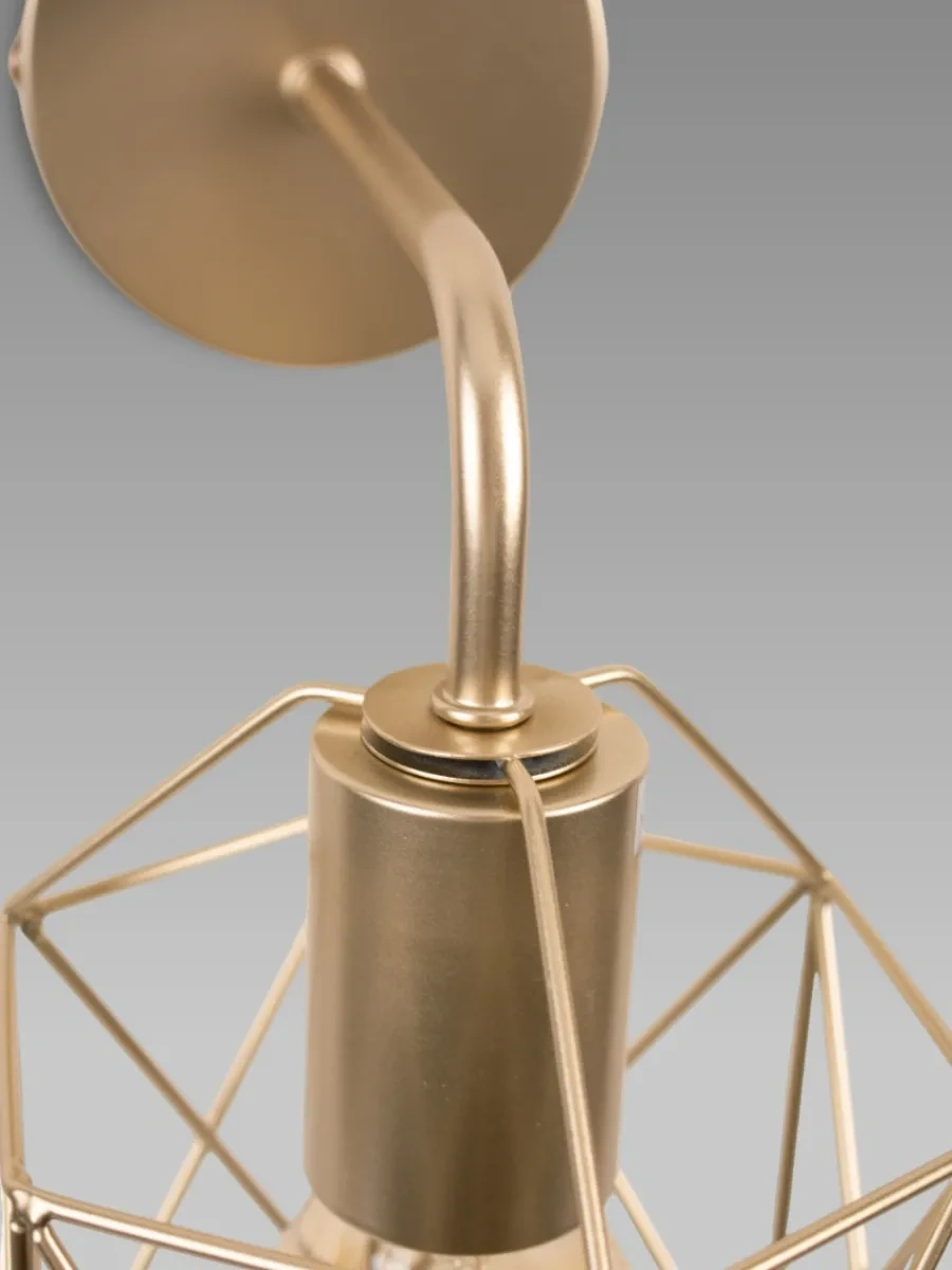 Lamplandia Yatak Odası, Antre Loft İçin Duvar Aplik Lambası 260512889 Altın Rengi