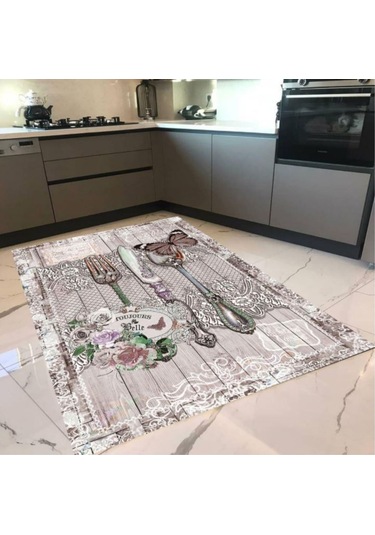 Halıportalı Pvc Kaymaz Taban Mutfak Halısı I-Mtf-751