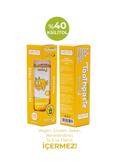 Babyton Muz Organik Diş Macunu 50 G