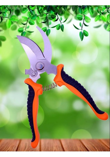 Lin Hua Tools Turuncu Bahçe Budama Makası 214500600
