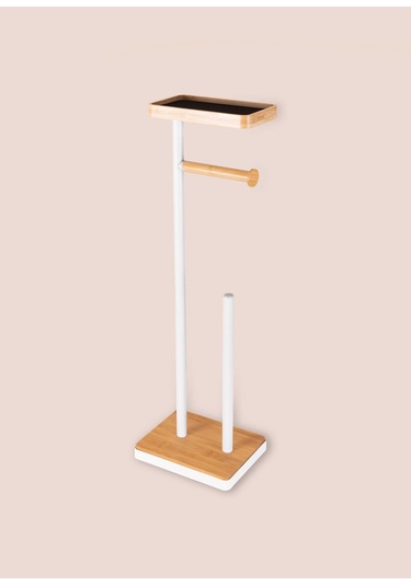 The Mia Tepsili Tuvalet Kağıdı Standı Beyaz Glv0757 Beyaz