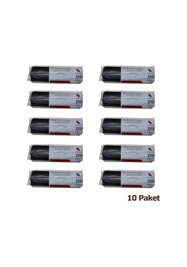 Gnr Endüstriyel Jumbo Çöp Torbası Poşeti 10 x 10'lu 80 x 110 CM