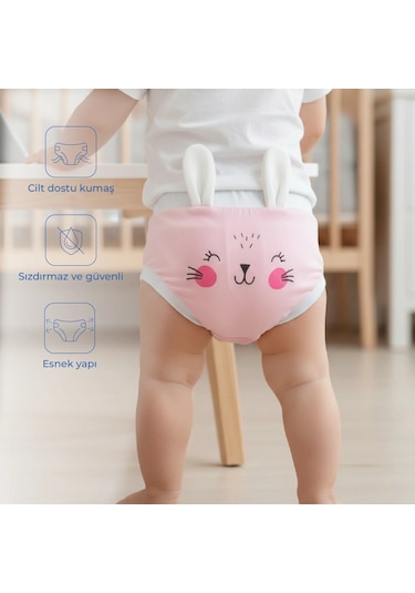 Babyjem - Soft Alıştırma Külodu Pembe 2 Yaş