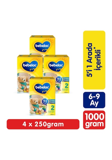 Bebelac 2 Devam Sütü 250 G 4 Adet
