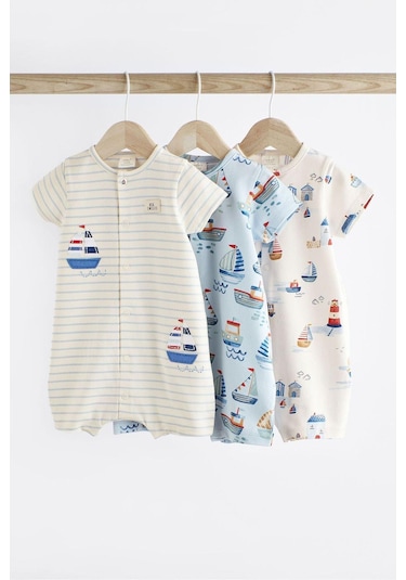 Next Baby Erkek Bebek Mavitulum 3lü Paket Çok Renkli