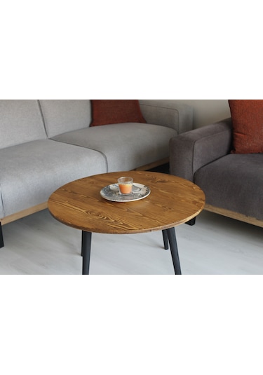 Ahşap Yuvarlak Ort Sehpa- 75 Cm Çap Ahşap Yuvarlak Ort Sehpa- 75 Cm Çap