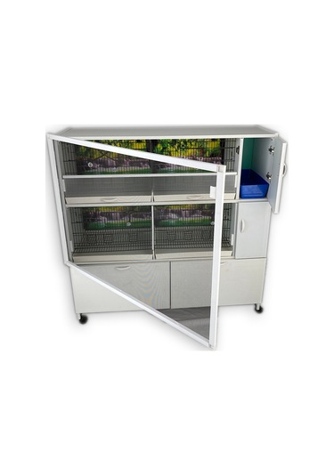 İstanbul Kafes Model M52d Pvc Kuş Dolabı