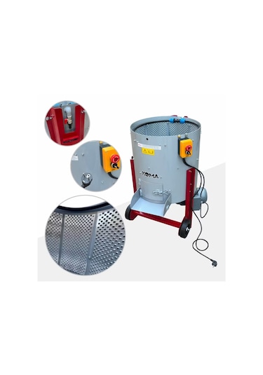 Koma 100 Litrelik Ceviz Soyma Makinesi-çelik Rende-sabit Devir-zentra