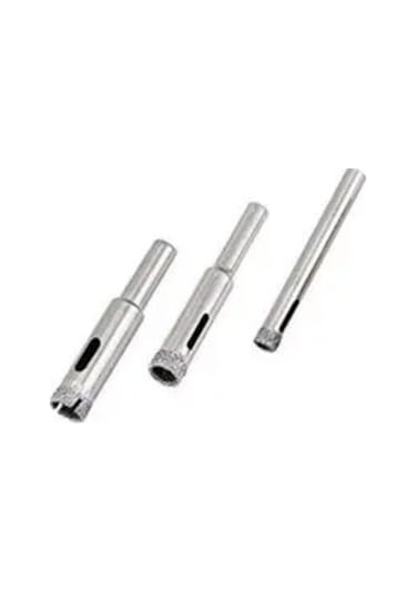 Elmas Kaplı Cam, Fayans Delme Ucu, 3'lü Set 6, 8, 10 Mm