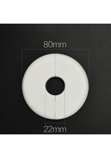 Sones Yuvarlak Delik Dekorasyon Fişi Kapağı, Stil: 2.2mm Delik Beyaz