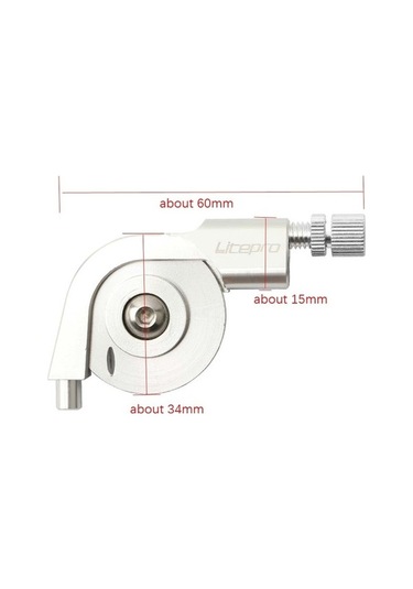Ebitda Litepro Bisiklet V-fren Strok Dönüştürücü Siyah Alüminyum, Dayanıklı Ve Hafif, Fren Balataları İçin Optimize Edilmiş Siyah