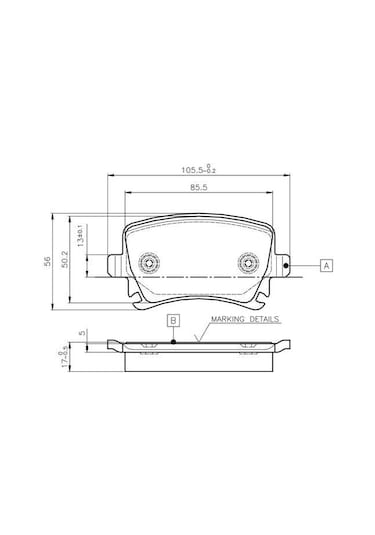 Volkswagen Passat B7 Arka Fren Balatası 2011-2014 Bosch