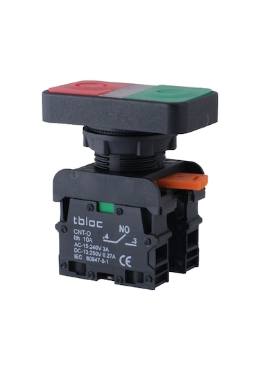 Tbloc Dsr-1c1o 1na+1nk Çift Yaylı Buton