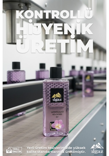 Ilgaz 80 Derece Safran Çiçeği Kolonyası 400 ML