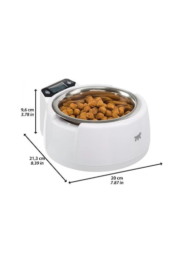 Ferplast Optima Bowl Hassas Ölçekli Otomatik Kedi Mama Kabı 800 ML